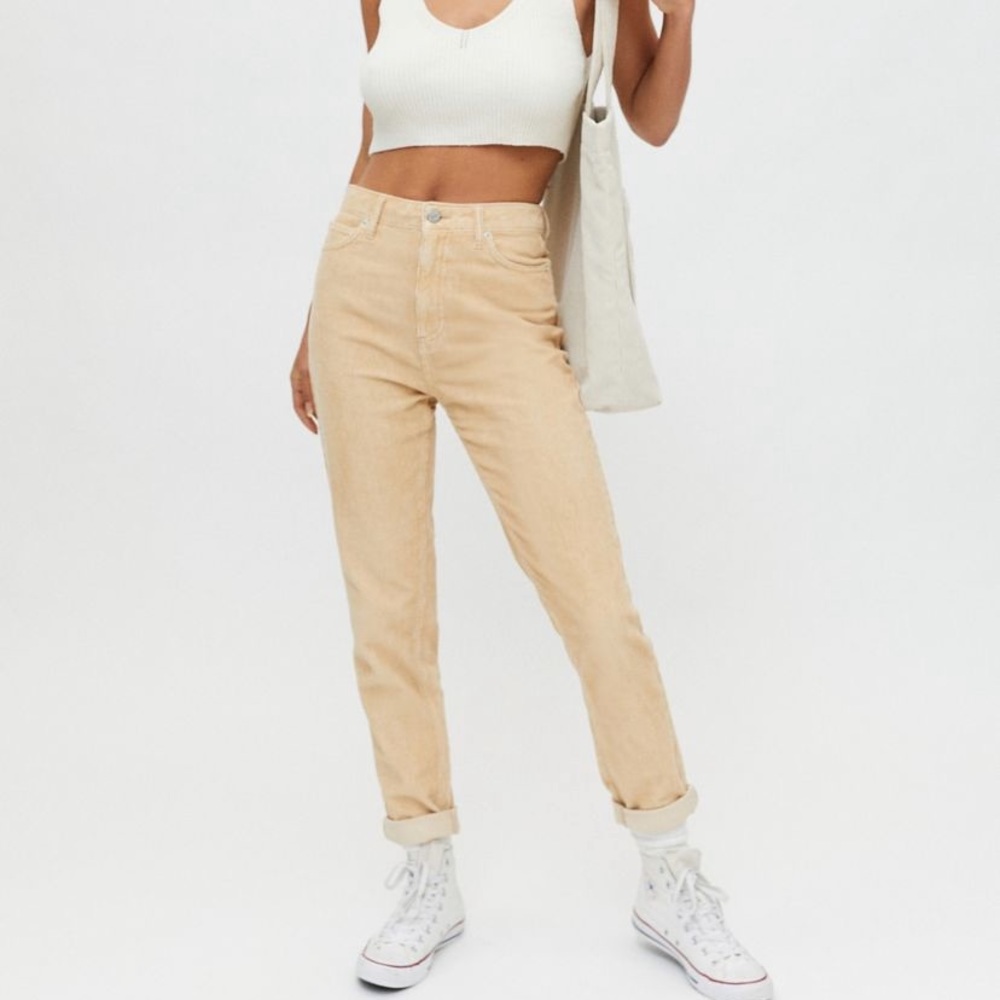 Urban Outfitters corduroy high-waisted mom pants